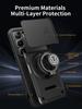 Magnetic 360° Ring Kickstand Phone Case with Slide Camera Lens Cover For Infinix Note 50 Pro 4G Hot 60i 60 50 Pro+ Smart 10 9 HD