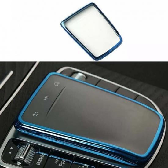 Синяя Яркая Рамка-Накладка на Центральную Консоль Автомобиля, Переключатель CD 19-21 Для Mercedes-Benz C-Class W205