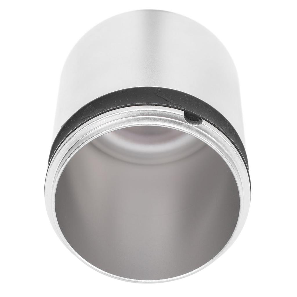 Coffee Machine Dosing Cup Wide Mouth Aluminum Alloy Easy to Use Coffee Powder Cup for Portafilters 51mm 53mm Black