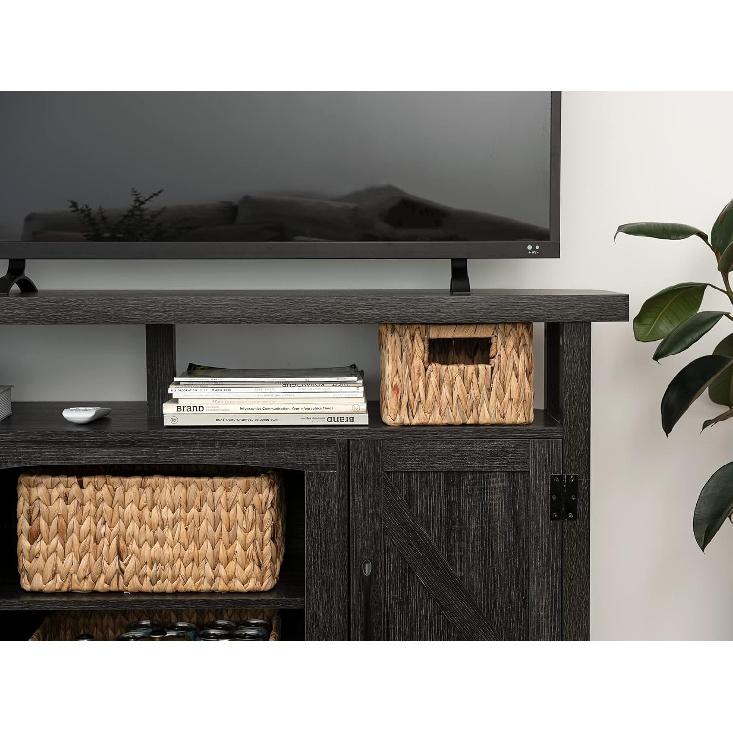 StorageWorks Wicker Storage Baskets for Shelves, Water Hyacinth Storage Baskets for Organizing, Wicker Basket for Bathroom Set of 3 (1PC Large, 2PCS