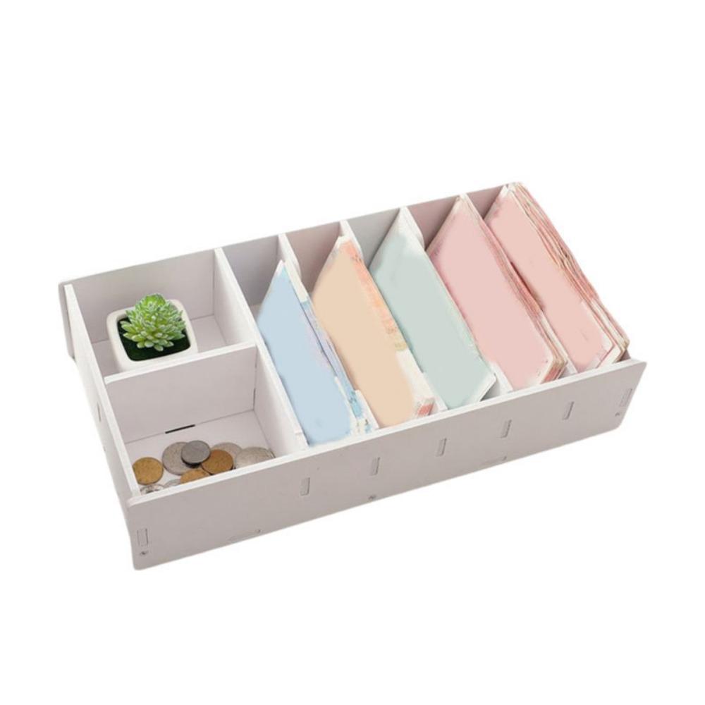 PVC Drawer Cashier Change Box Large Capacity Space Saving Money Collection Box White Change Storage Box Bathroom