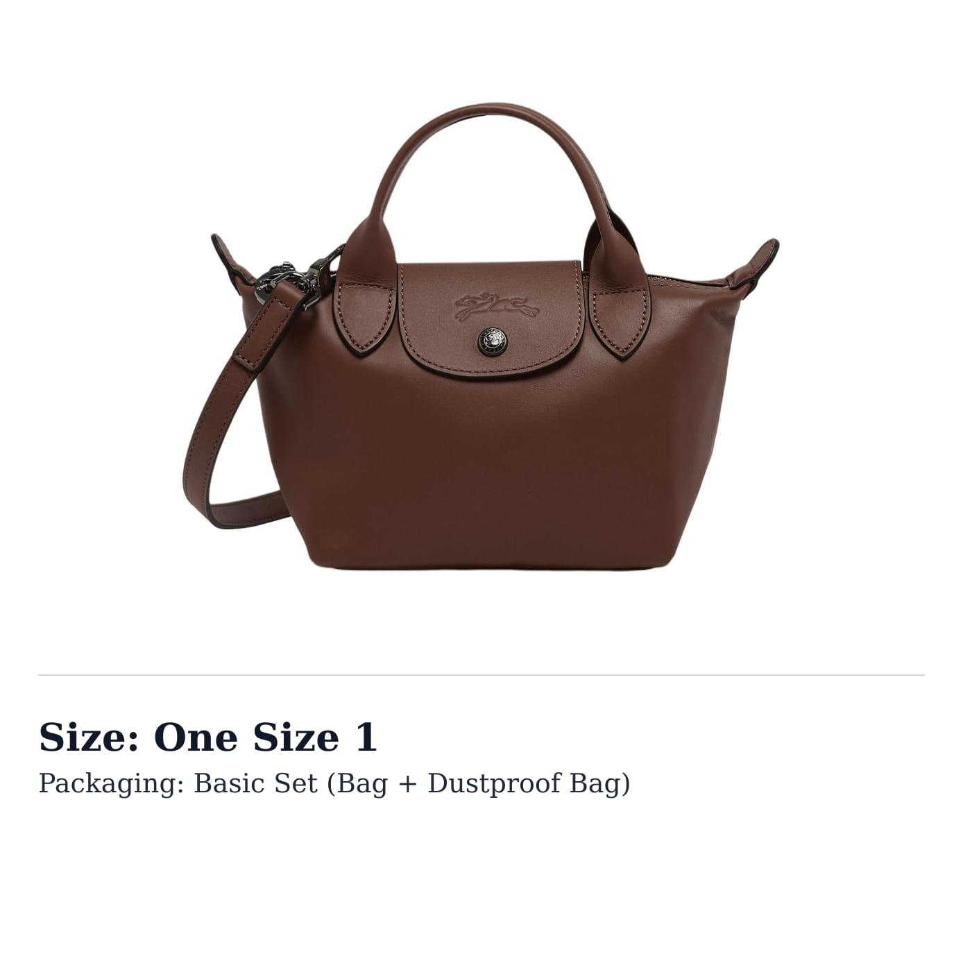 LONGCHAMP Le Pliage Xtra Cow Leather