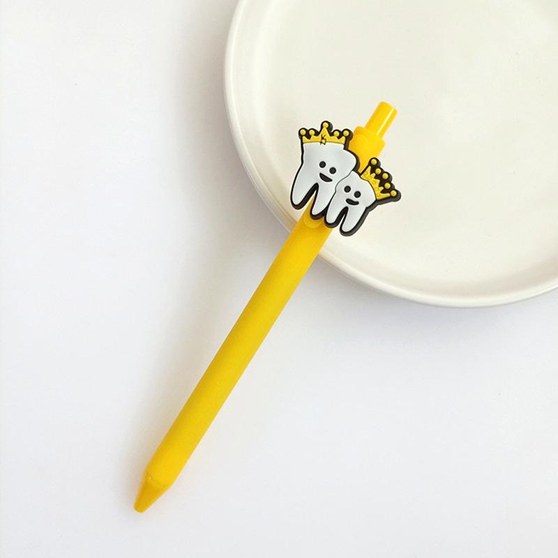 

Креативная медсестра доктор нажимает гелевые ручки мода простая гладкая ручка для письма милый мультфильм зуб нейтральные ручки больничные принадлежности A8