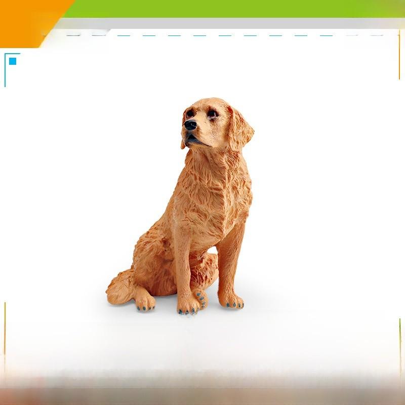 Simulated Shiba Inu Golden Retriever And Border Collie Pet Dog Model Ornament