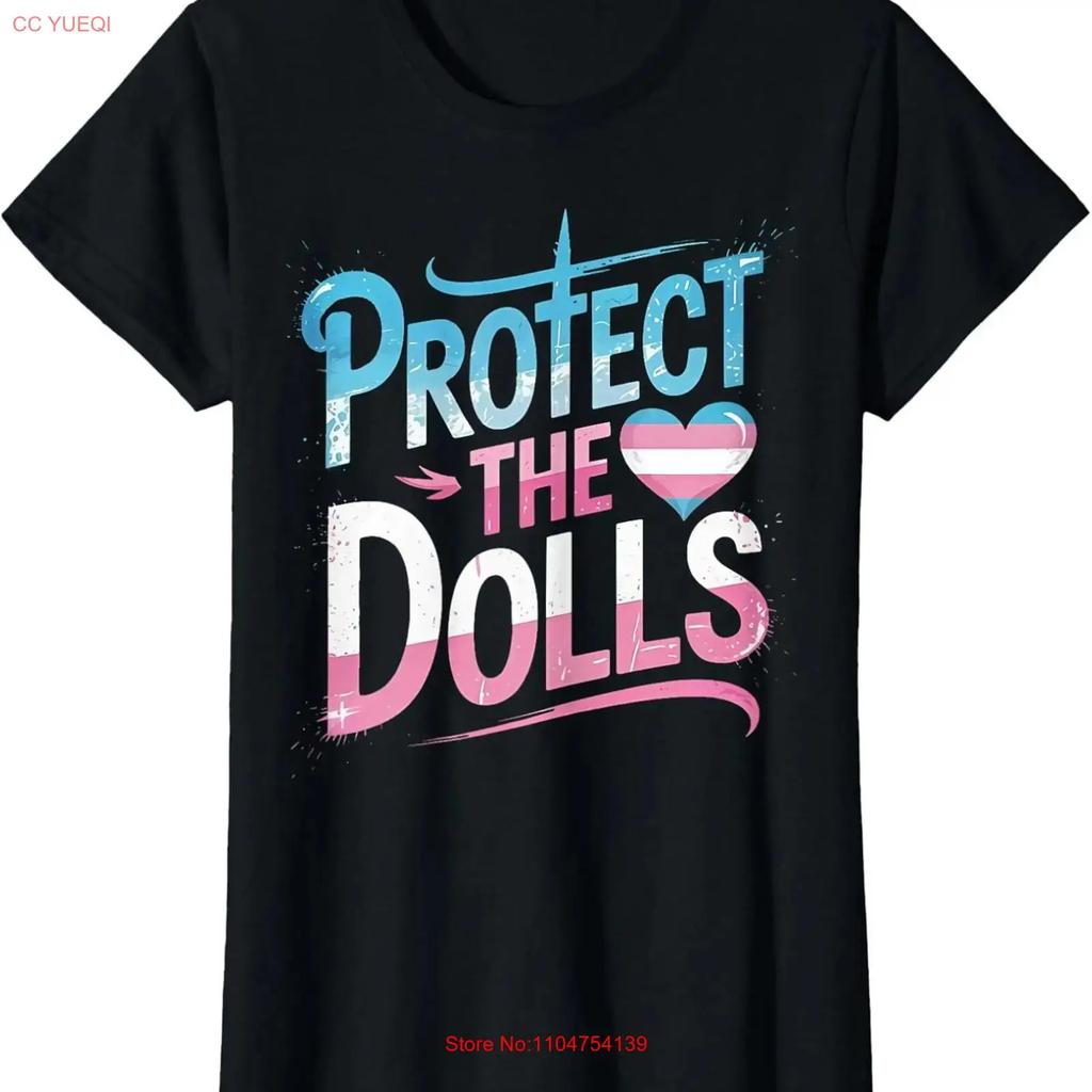 Funny Protect The Dolls Bratchella Pride Month Ladies Crewneck T Shirt Vintage Washed Homme Soft Streetwear Designer Clothes