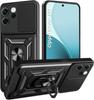 Armored Case for Oppo Reno 14 F / 14 FS, CamShield Slide, Black