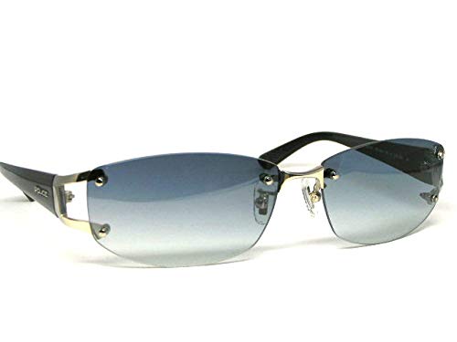 Police Sunglasses POLICE SPLC60J 579L 59 with Case UV Protection No Rim Two Point Japan Model 2021 Model Oval Titanium Combi Frame Shiny Gradation []