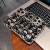 Full Of Skull Design Phone Case For Iphone 17 17E 16E 12 Pro Max 11 13 Plus 14 16 15 Transparent Daily Use Bumper Shell Coque
