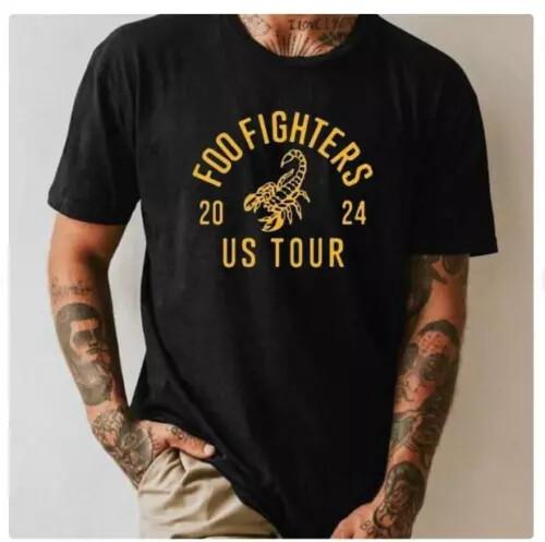 Foo Fighters US Tour 2024 T Shirt Foo Fighters Us Tour Gift fans Shirt.webp Unisex T-Shirt S