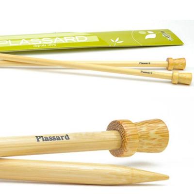 Plassard - XXL Bamboo Knitting Needles for Very Thick Yarn 40 Cm Size 20