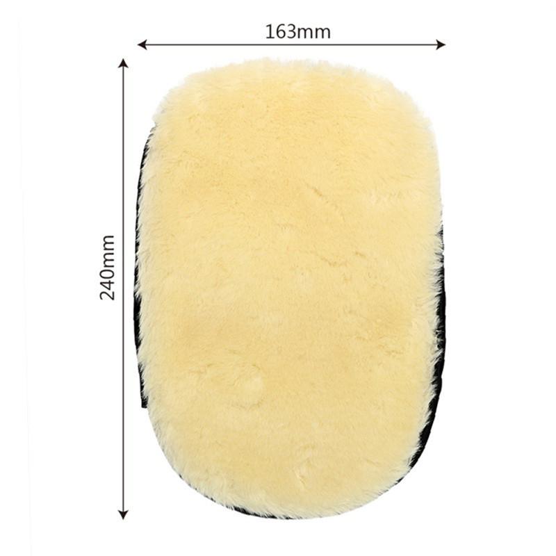 1 SZT Mikrofibra Wełna Miękka Rękawica do Mycia Samochodu Czyszczenie Rękawica do Czyszczenia Samochodu Myjka do Motocykla Pielęgnacja Pielęgnacja Lakieru Samochodowego Narzędzia do Pielęgnacji
