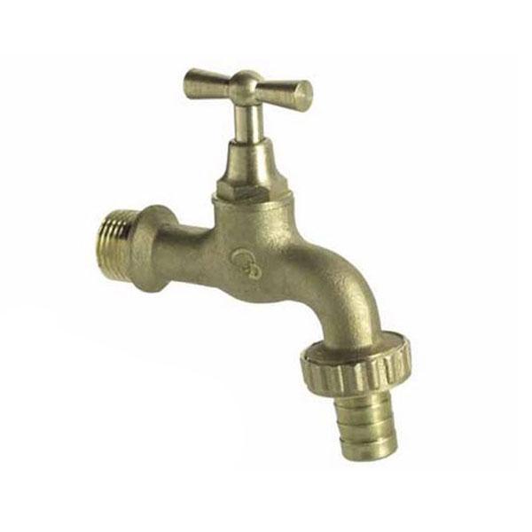 Brass Garden Tap 1/2" With Hose Connector
