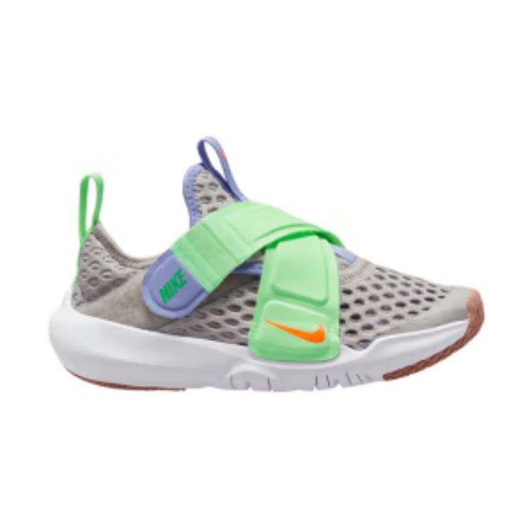 Nike Flex Advance Comfortable Flexible Slip-Resistant Durable Breathable Low-Top Casual Shoes Kids sneaker Gray Green White DC9370-013