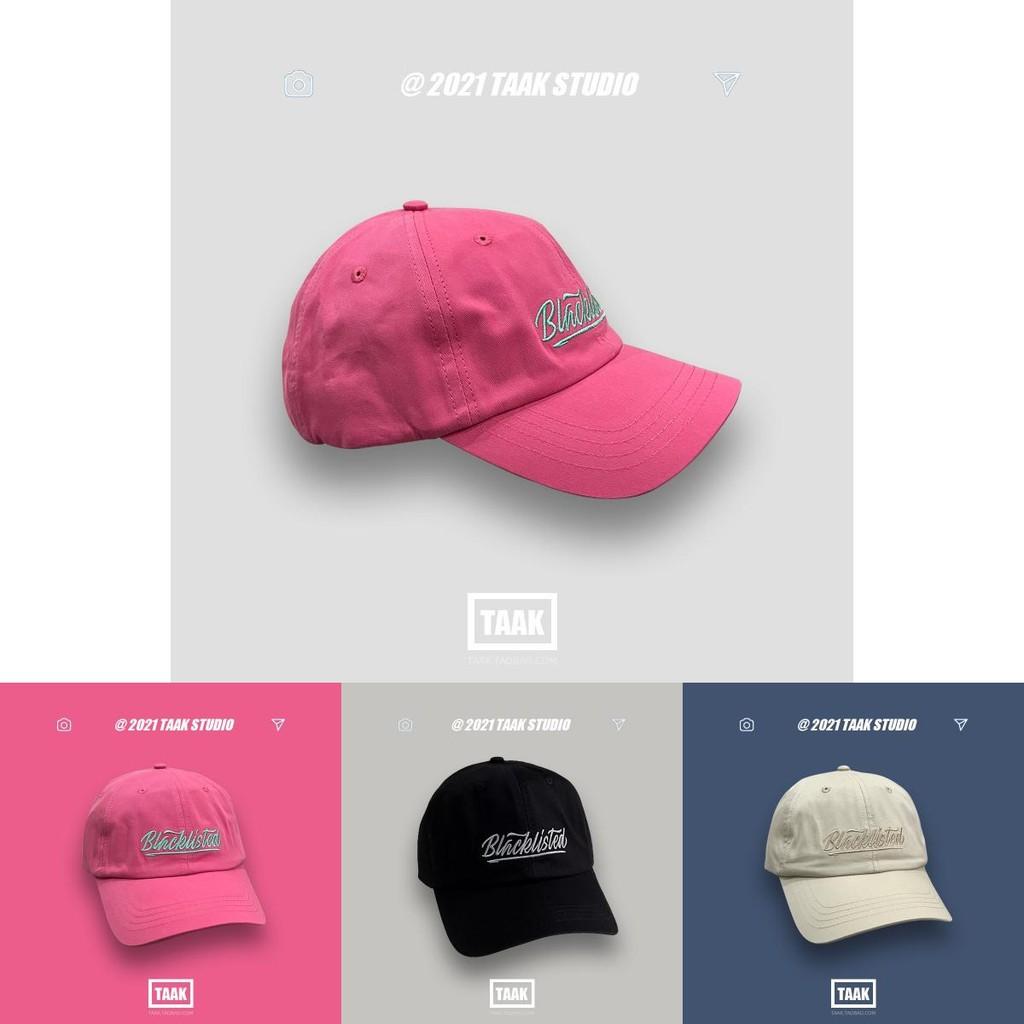 Trendy Magenta Cotton Baseball Cap For Women With Letter Embroidery Summer Hat