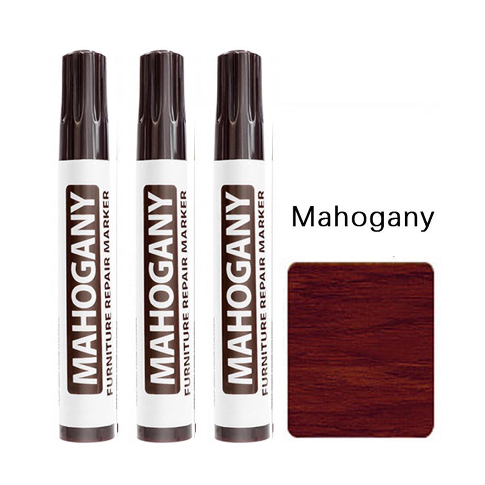 3Pc Furniture Touch-up Marker Waterproof Permanent Markers Pen for Restore Repair Andy Wood Surface