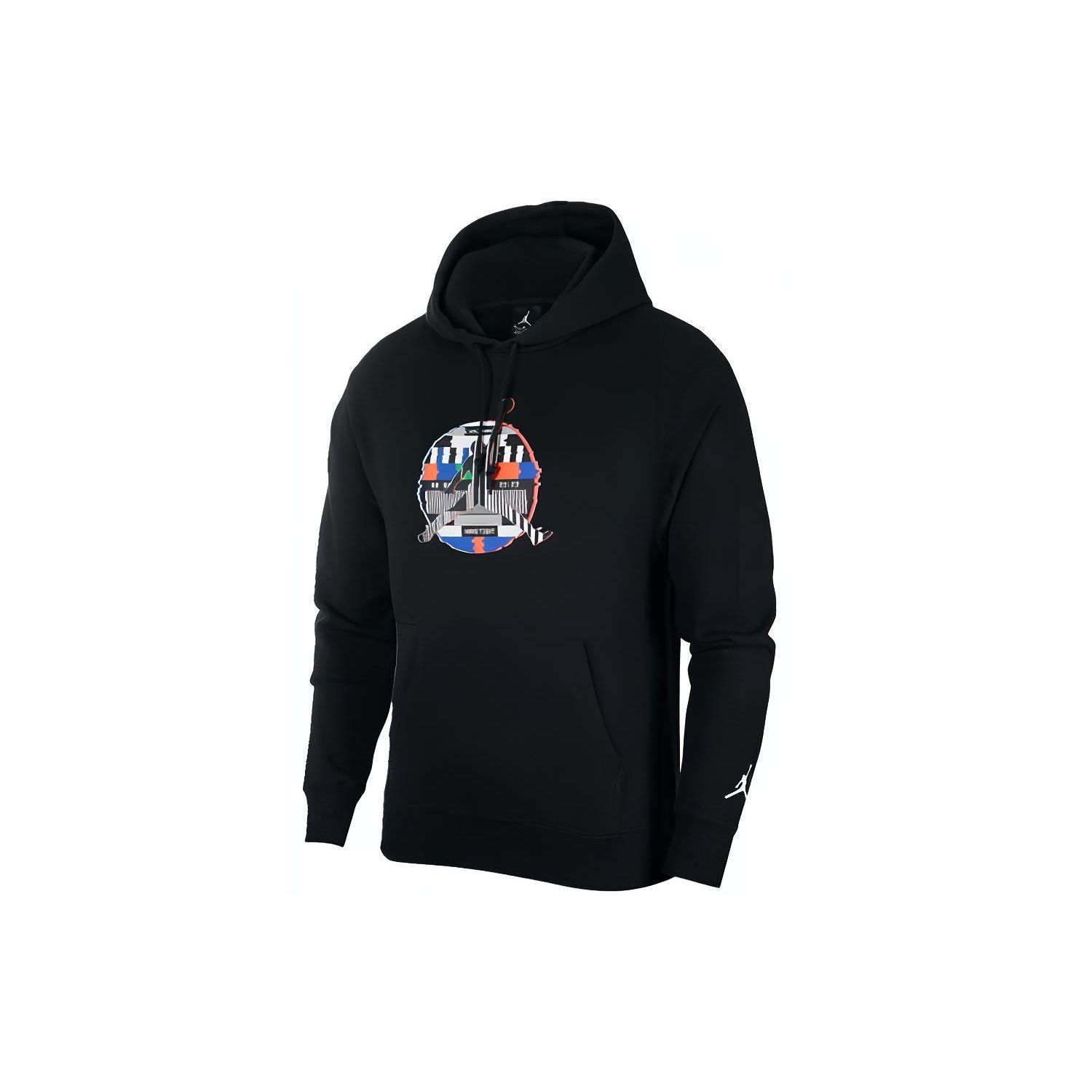 

Jordan Knit Sport Повседневная толстовка с геометрическим узором Мужская толстовка с капюшоном Черная CW8620-010 S