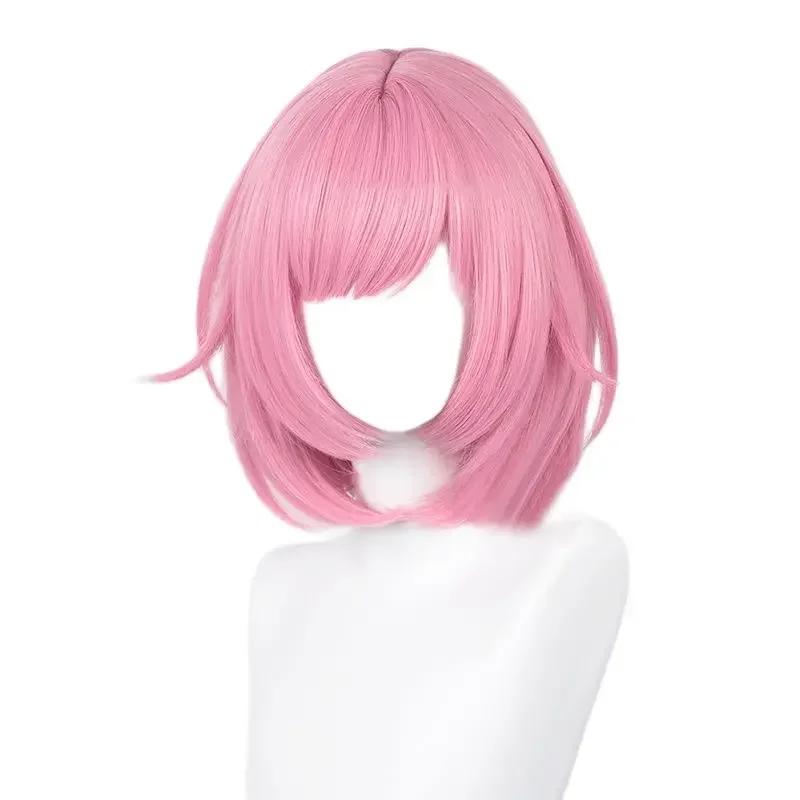 Ootori Emu Cosplay Paruka Anime Project Sekai Colorful Stage! Emu Krátké Růžové Syntetické Paruky Odolné vůči Teplu