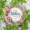 Iron Wall Art Floral Wreath Metal Sign Bar Cafe Home Decor Gift