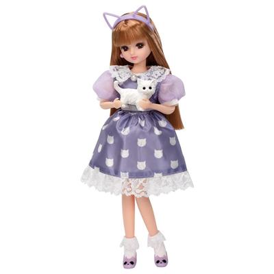 TAKARA TOMY Dress I Love Cats Pretend Play Toy for Ages 3 and Up Licca-chan LW-16 Dress-Up