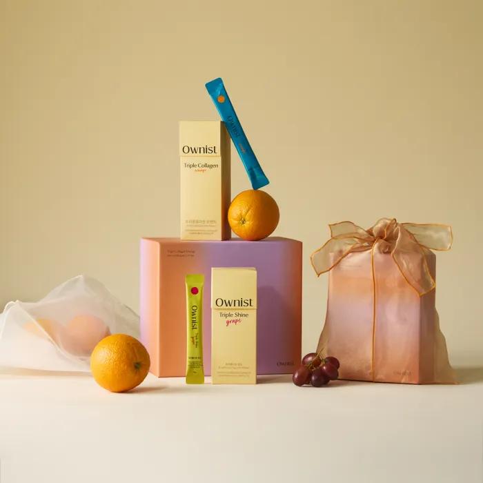 Skin Synergy Set Eternal Beauty Gift Set (Triple Collagen 3 Boxes + Triple Shine 3 Boxes)