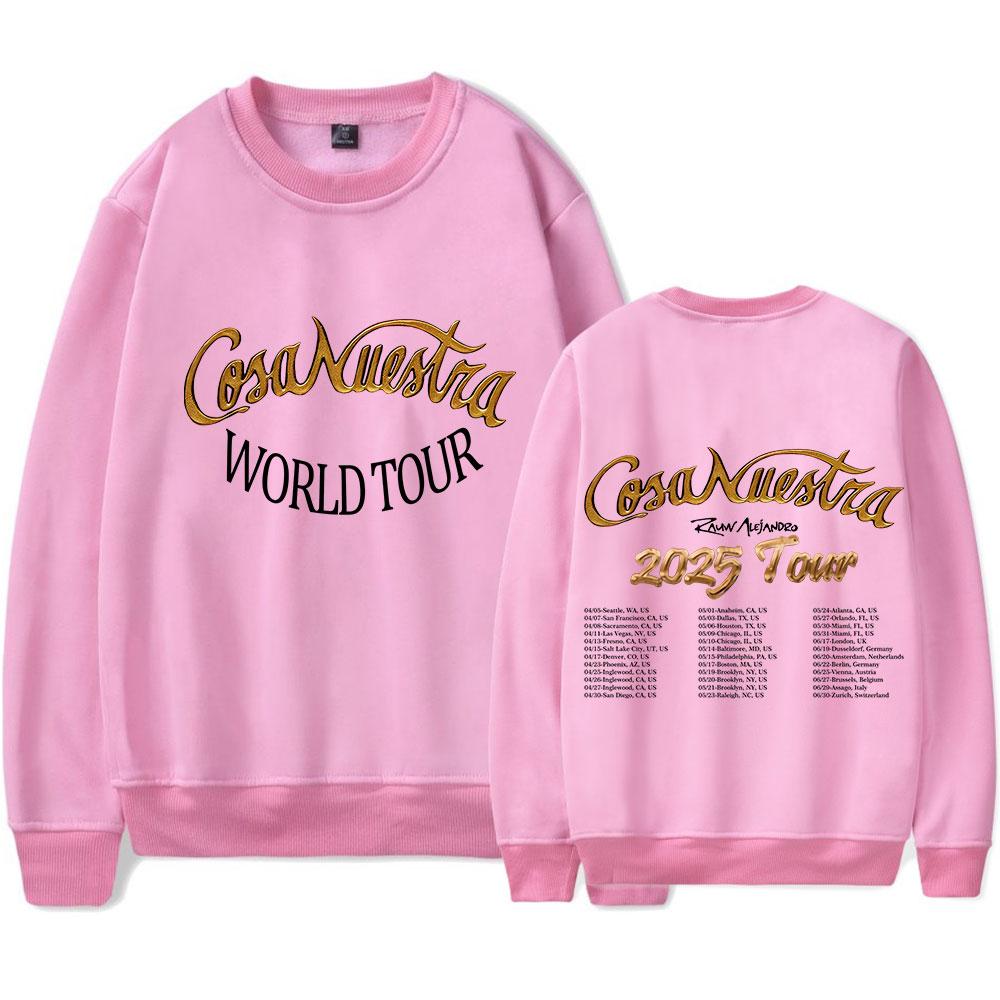 New Spring Autumn Rauw Alejandro Printed Oversized Hoodie Women Men O-neck Long Sleeve Sweatshirt Casual Tracksuit Funny Clothes