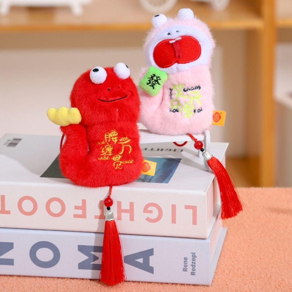 Big Eyes Snake Year Plush Toy Chinese Style Snake Plush Small Pendant  New Year Gifts