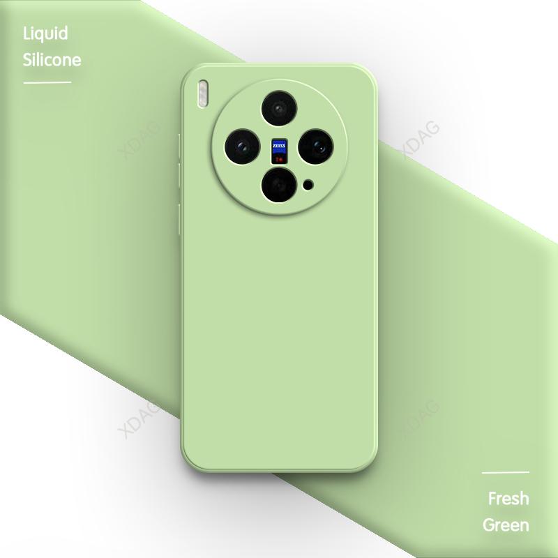 Original Square Liquid Silicone Phone Case for VIVO X300S X300 Ultra Pro FE X300Ultra 5G Luxury Straight Edge Soft Couples Cover