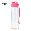 Travel Drink Container Sports Water Bottle, with Flip Lid And Lanyard, Portable Leak-proof PET Bottle for Commuting Cup, Lightweight Fitness Jug, Gym