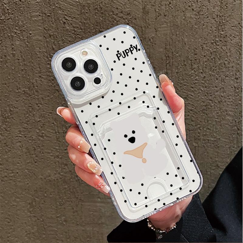 

Чехол-кошелек из силикона с держателем для карт для iPhone 17 Air 16 15 14 13 ProMax Samsung S23 S24 S25 Xiaomi Redmi Note 12 13 Прозрачный бампер для телефона Samsung J7 Prime