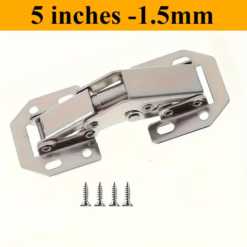 Balamale pentru dulap din oțel de 90 de grade Orificiu fără găurire Balamă hidraulică cu tampon pentru dulap de bucătărie Balamale pentru dulap Feronerie pentru mobilier