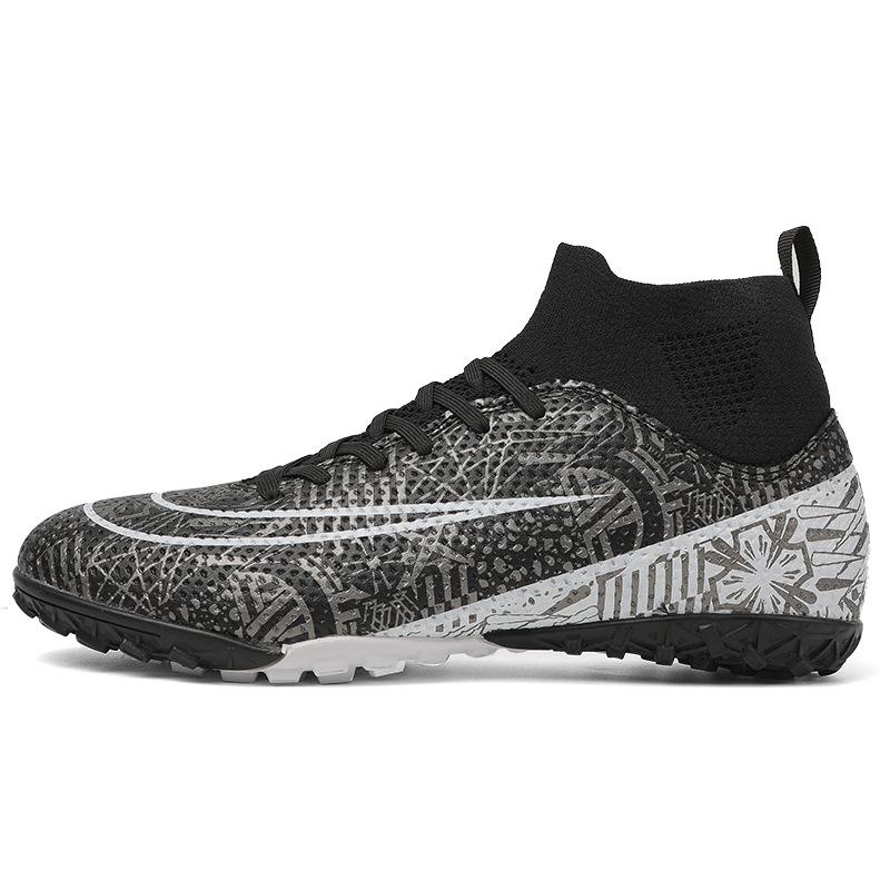 

2025 летние футбольные бутсы мужские высокие шипы сломанные ногти студент дети мальчик профессиональные тренировки 35