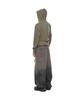 Aakam Vintage Damaged Zip-Up Hoodie (Khaki)