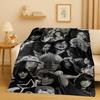 3D Billie Eilish Hit Me Hard and Soft Singer Flannel Blanket,Ultra Soft Warm Plush Throw for Home Bedroom Bed Sofa Cover Kids