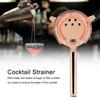 Stainless Steel Cocktail Strainer Shake Drinks Ice Mixed Filter for Bar Club Party (Rose Gold)