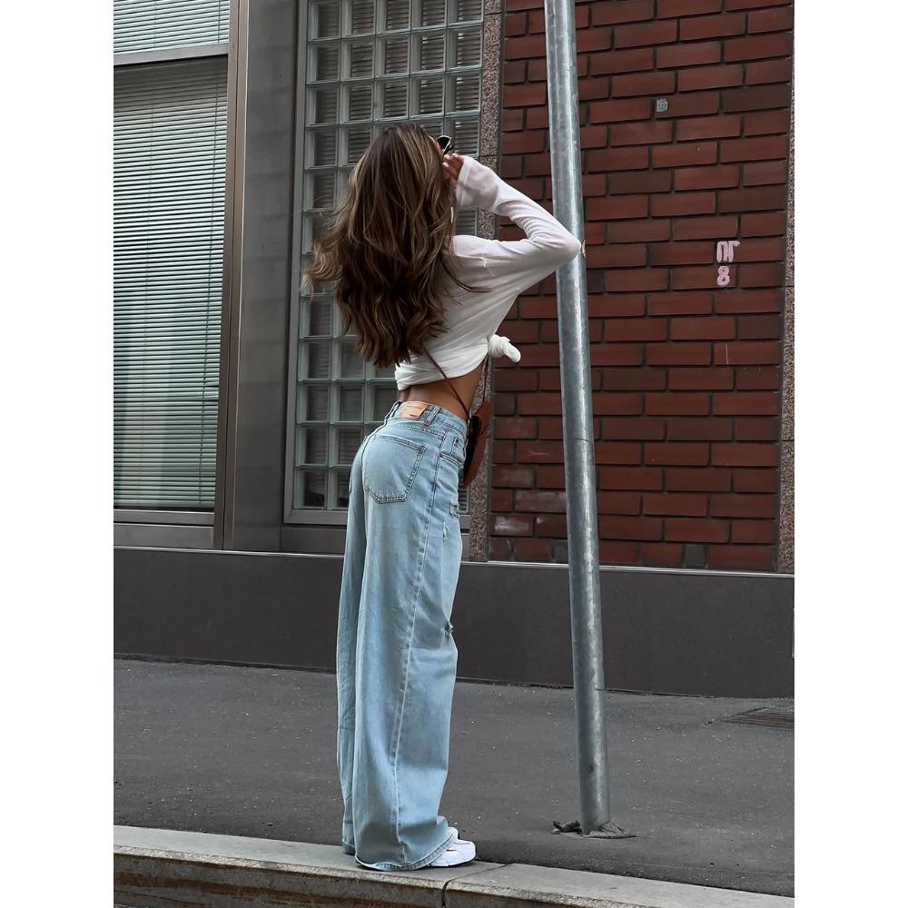 Hirsionsan 2025 Basic Lyocell T-Shirts Damen Frühling Sommer Langarm Locker Unterteile Damen Casual Gestrickt Weich Damen Tops