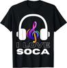 I Love Soca - Caribbean Music Lover T-Shirt