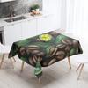 Abstract Art Food Illustration Tablecloth Oil-proof Tablecloth Waterproof Picnic Fabric Nordic Home Decoration
