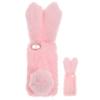 Pink Rhinestone Plush Rabbit Anti-Fall Case for iPhone 14 Pro Max and 13