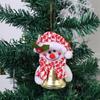 Snowman Christmas Elk Pendants Cloth Xmas Santa Ornaments  Party Supplies