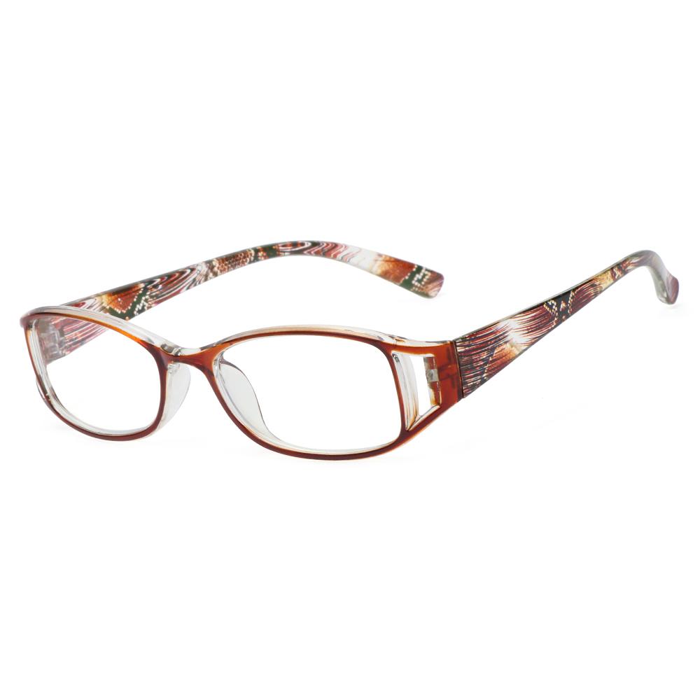 1pc Anti-Blue Light Reading Glasses Urltra-Light Eye Protection Women Men Flowers Elegant Eyeglasses Diopter +100~+400