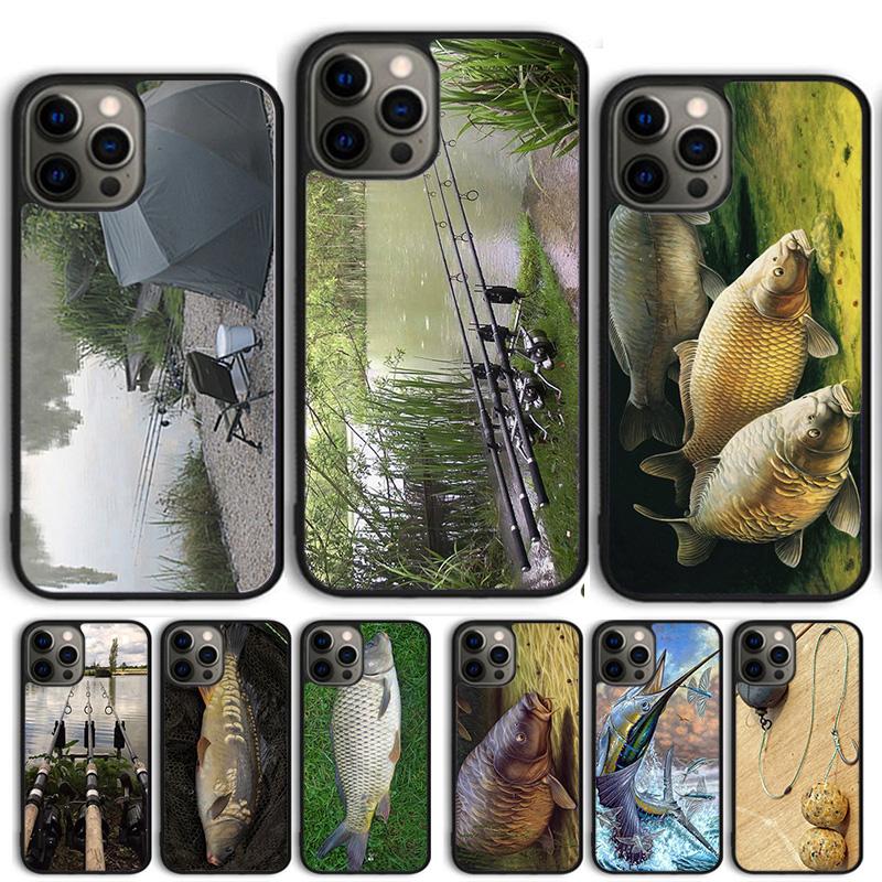CARP FISHING Soft TPU Coque Shell For iPhone 17 Air 15 16 14 13 12 Pro Max 11 Pro Max Plus Phone Case Cover