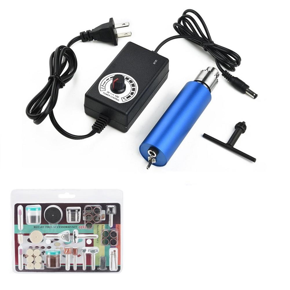 Handheld Multifunction Electric Drill Mini Electric Grinder Woodworking 0.3-4mm