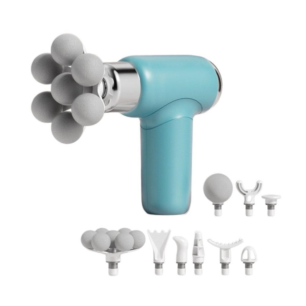 9 Replaceable Heads 7 Balls Muscle Massager Compact Size Fascia Machine Massager Home Fitness