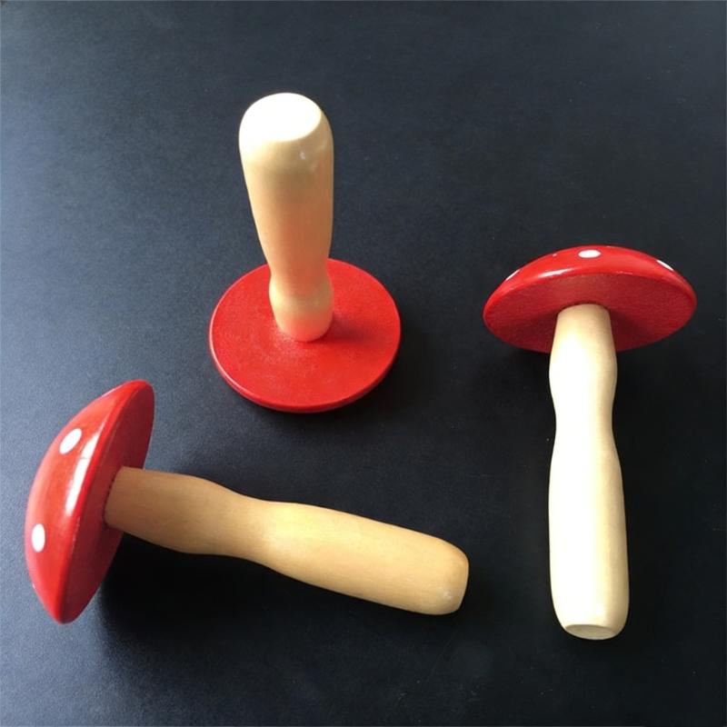 2Pcs Wood Darning Mushroom Sewing Repair Tools Portable Sewing Aid For Clothing Holes Quick Fix and Knitting Project