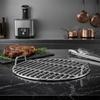 Stainless Steel Grill Grate Straight-Bar Circular Grill Grate Polished Finish Stainless Steel Grilling Rack