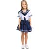 Neue marineblaue Matrosen-Schuluniform für Kinder, Export für den ausländischen Handel, Matrosen-Cosplay-Uniform für Mädchen im Kindergarten