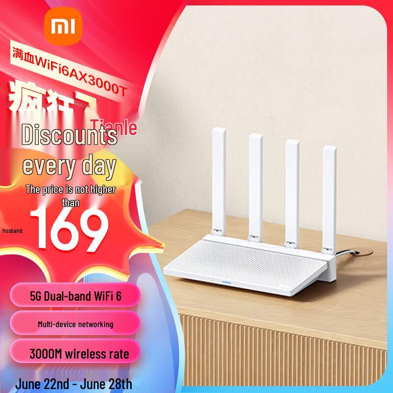 Router WiFi 6 Xiaomi AX3000T (Versione NC)