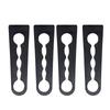 2/4PCS Car Shock Absorber Silicone For Car Door Lock Buffer Damping Seal Pad Deadener Auto Door Quiet Protect Durable Auto Parts