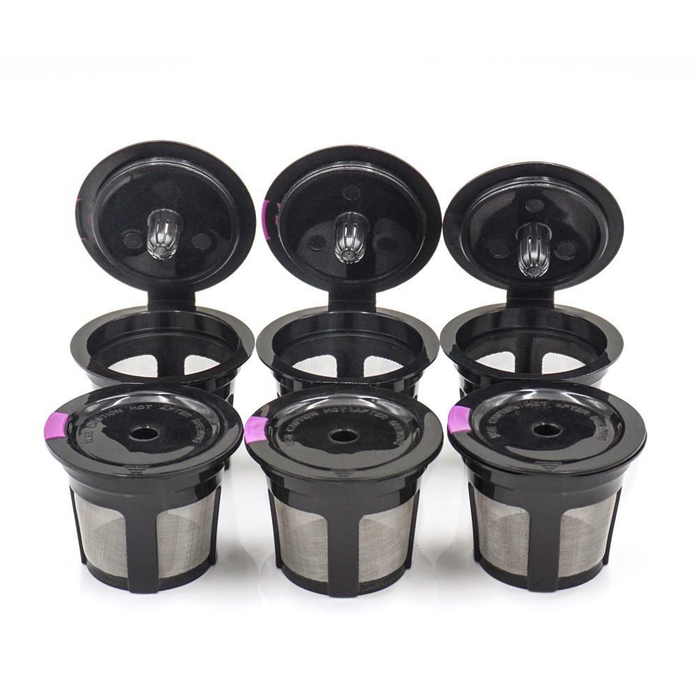 Reusable K Cups for Keurig 2.0/1.0 Mini K150/K70/K15 Refillable Coffee Pods with Stainless Steel Mesh Eco-Friendly Filter