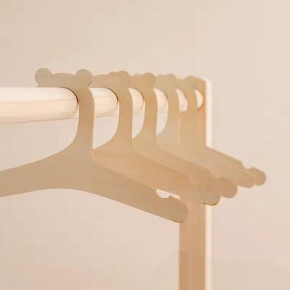 10Pcs Cute Wooden Clothes Hanger Non Slip Baby Clothes Rack Creative Baby Clothes Hanger  Baby Room